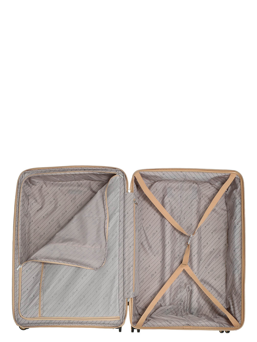 Vidutinio dydžio lagaminas Airtex 642/ M champagne