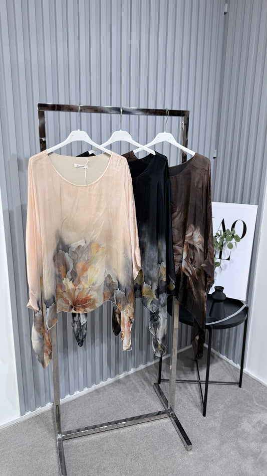 16 šilko palaidinė "Pieva"